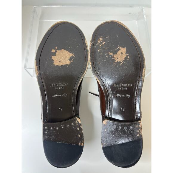 Jimmy Choo Brown Oxford Lace Up Shoes, Size 42 - Picture 12 of 15
